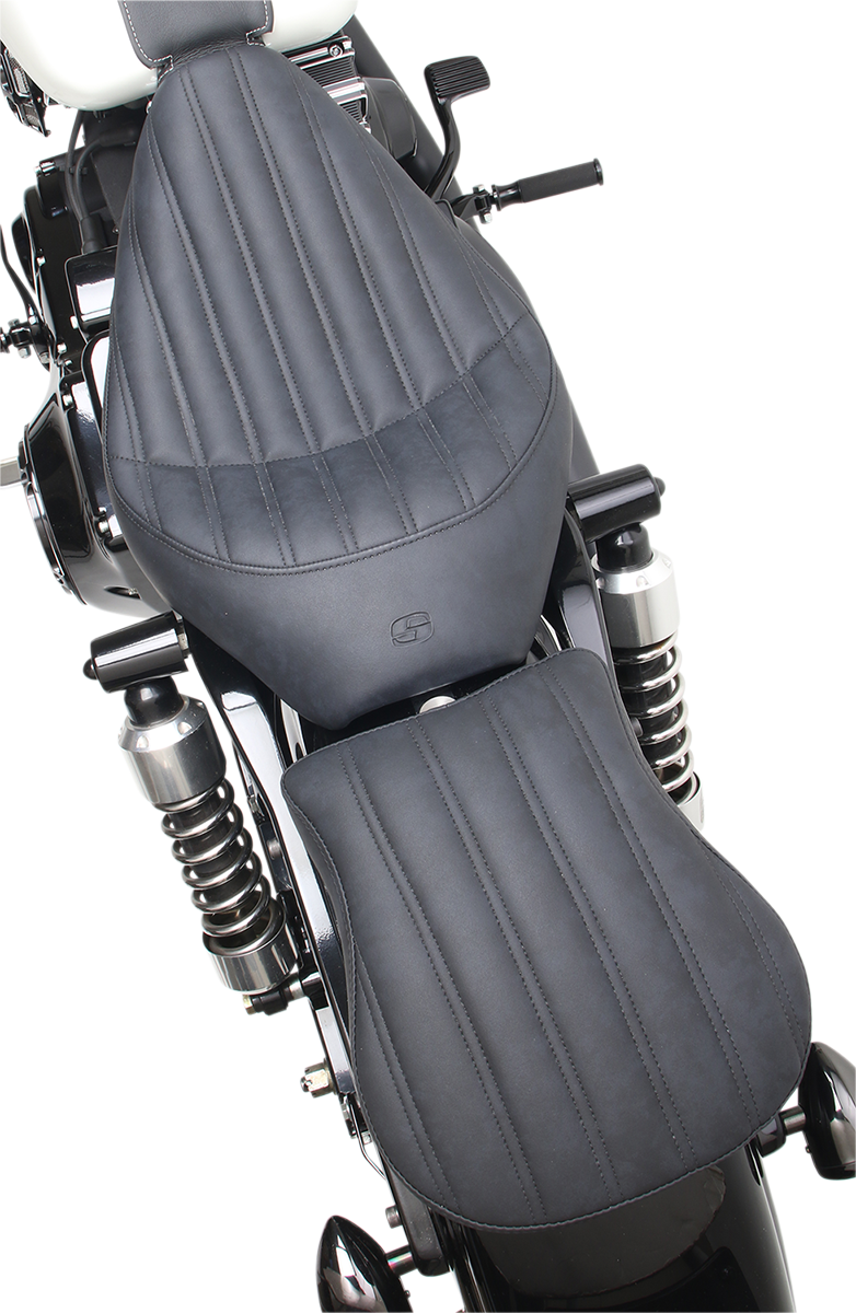 Saddlemen 9" Contoured Knuckle Pad Detachable Pillion for Harley Davidson Touring
