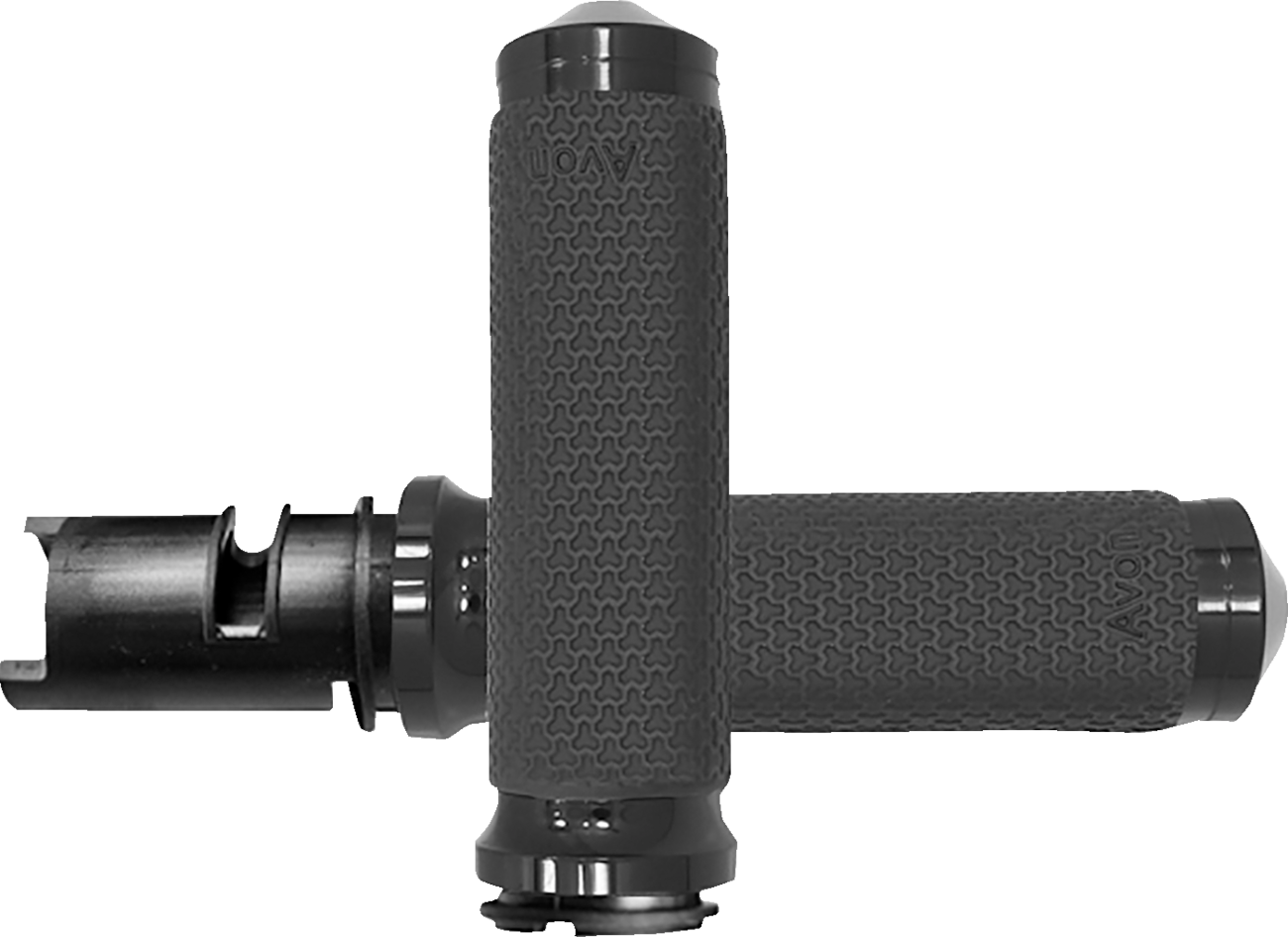 Avon Memory Foam Black TBW Handlebar Grips for 2023-2025 Harley Touring Softail
