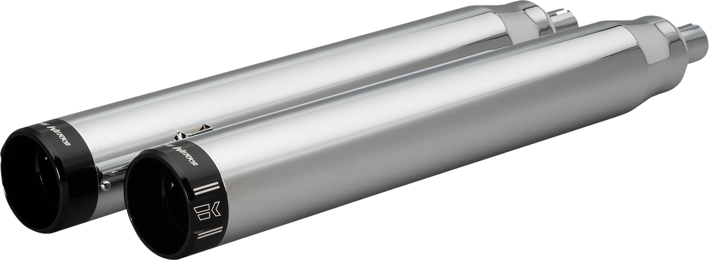 Khrome Werks Chrome War Hammer Mufflers 2014-2022 Indian Challenger Roadmaster