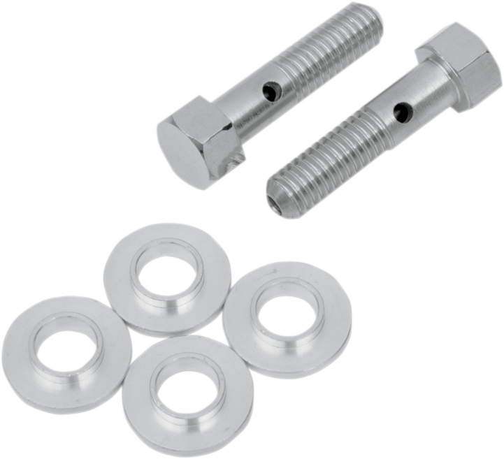 Drag Specialties Chrome Breather 3/8" - 16 Bolt Kit 1999-2017 Harley Twin Cam