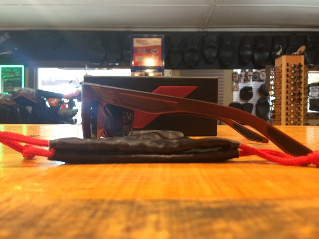 100% Blake Rootbeer Unisex Single Flash Gold Lens Dual Sport Sunglasses