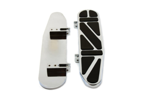 Vtwin Long John Driver Foot board Floorboard Set fits Harley Touring