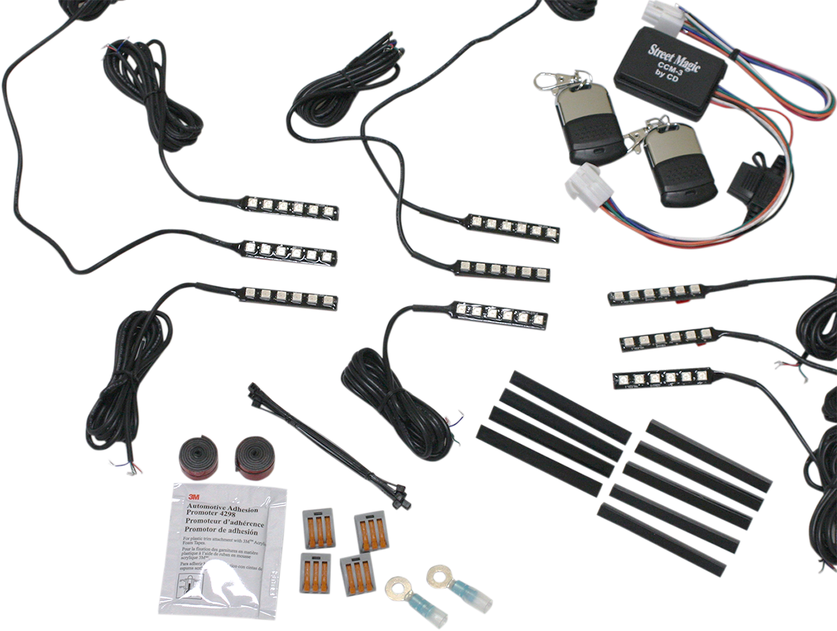 Custom Dynamics Magical Wizard Sport Bike Color Changing LED Accent Light Kit
