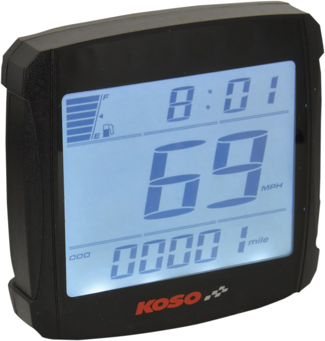Koso XR-01 Universal Electronic Motorcycle LCD Digital Speedometer Gauge
