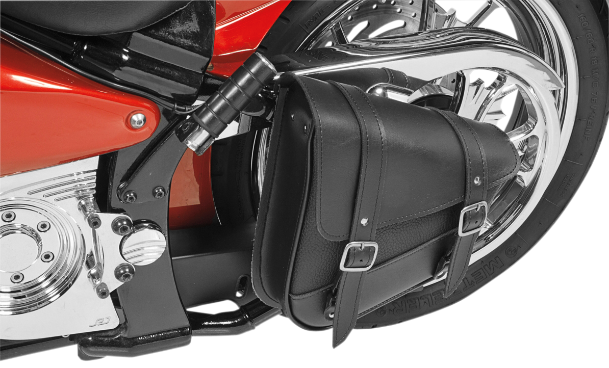 Willie & Max Swing Arm Left Side Saddlebag for 1984-2017 Harley Softail FXSB