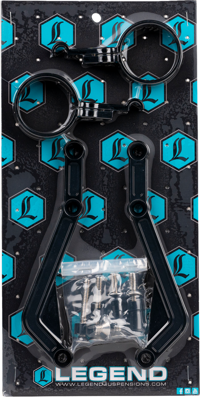 Legend REVO ARC Black Remote Reservoir External Mount Kit 2014-24 Harley Touring