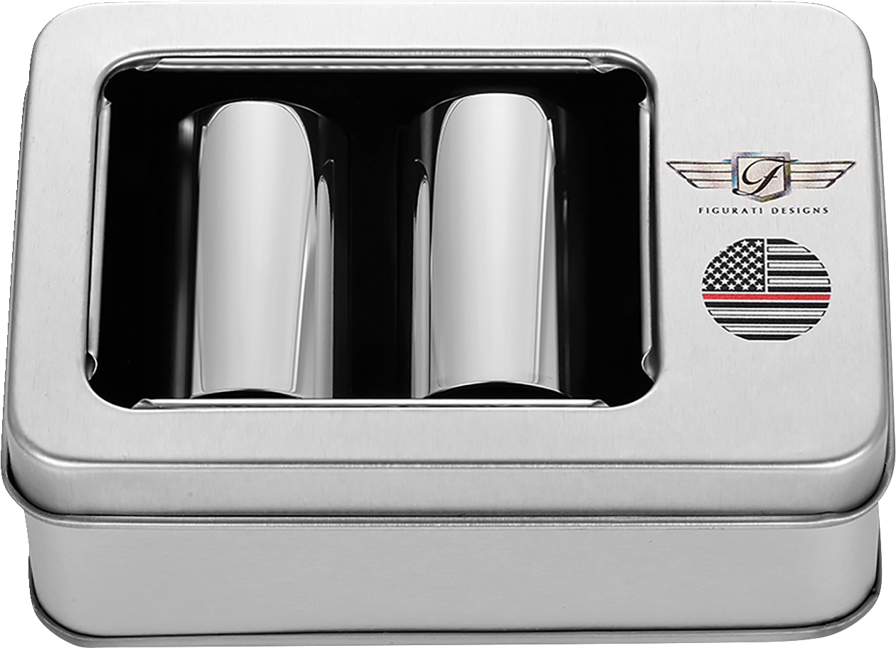 Figurati Red Line USA Flag Long Magnetic Docking Hardware Covers for Harley