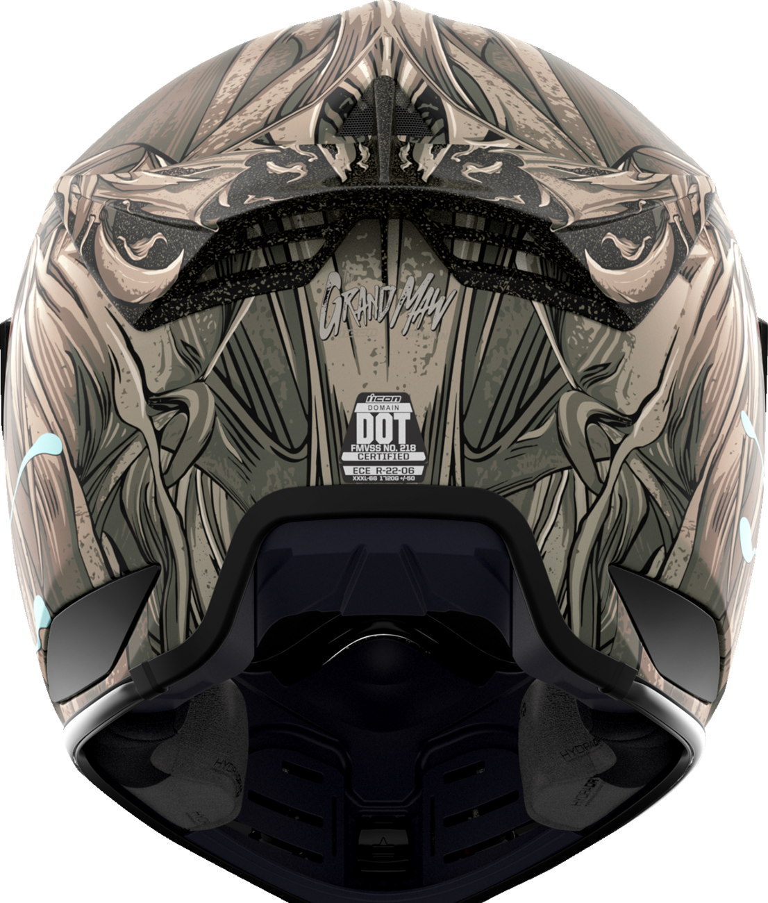 Icon Domain Grand Maw Unisex Adult Full Face Motorcycle Race Street Helmet