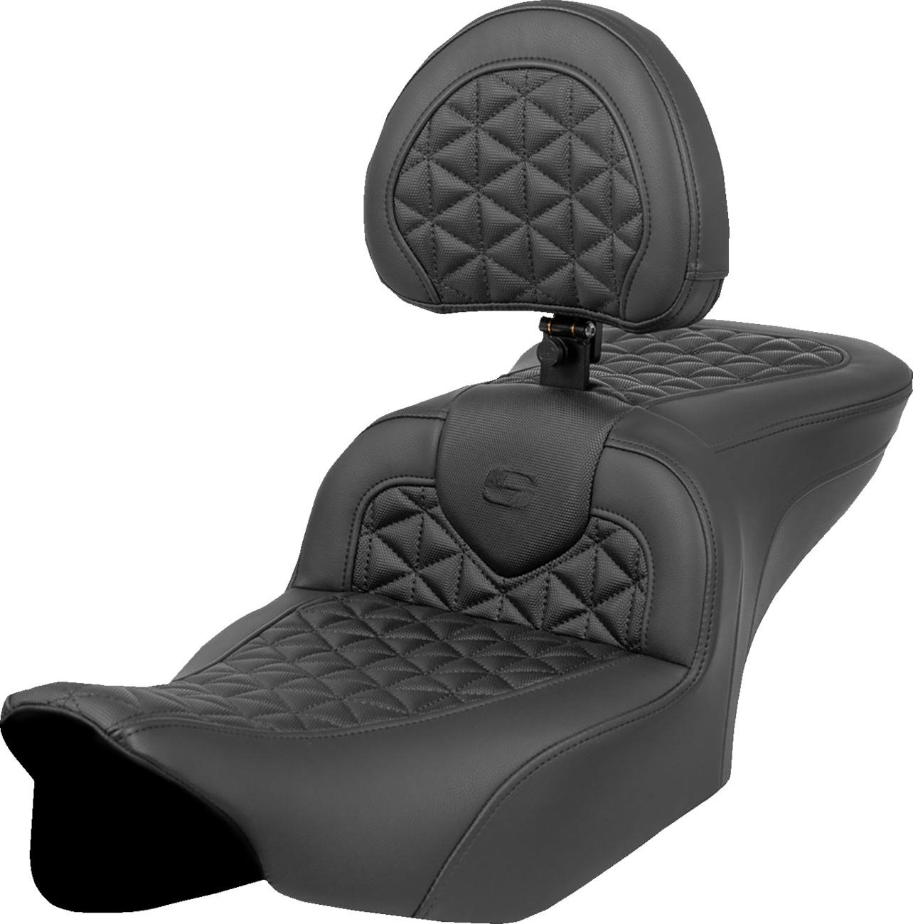 Saddlemen RoadSofa Tri Gripper Gel Seat for 2023-2025 Harley Road Street Glide