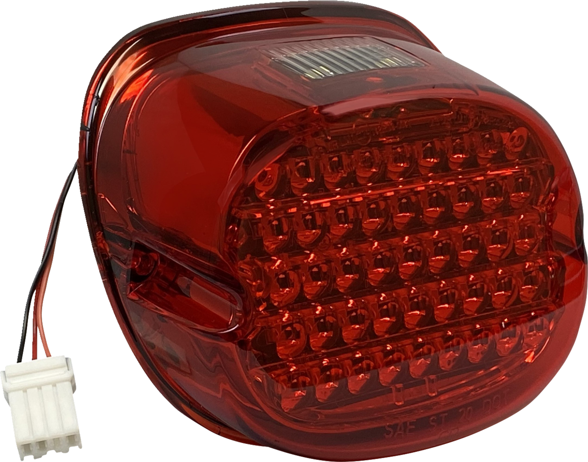 Custom Dynamics Red Top Window LED Taillight Kit fits 1999-2024 Harley Models