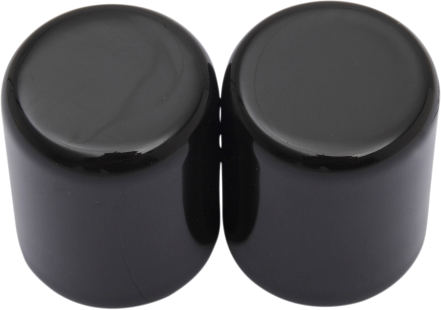 Drag Specialties Gloss Black 1" Small Rear Luggage Magnetic Docking Point Covers