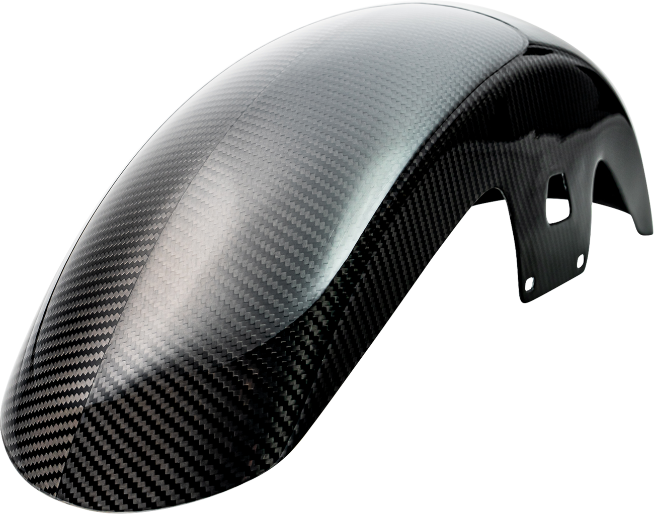 Slyfox Carbon Fiber Gloss Mid Front Fender for 2014-2025 Harley Touring Softail