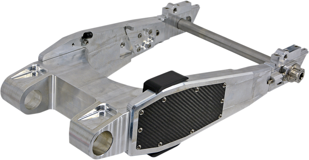 Trask Assault Raw Billet Aluminum Rear Swingarm fits 2009-2024 Harley Touring