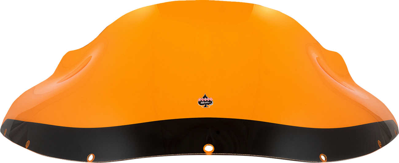 Klock Werks Kolor Flare 9" Orange Windshield fits Harley Dyna FXRP Style Fairing