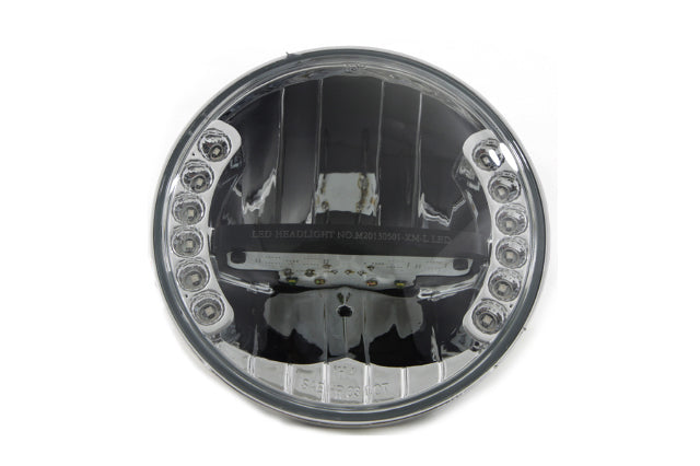 Vtwin 7" LED Headlight Integrated Turn Signals HARLEY TOURING FLST FLS FLSTC FLHX