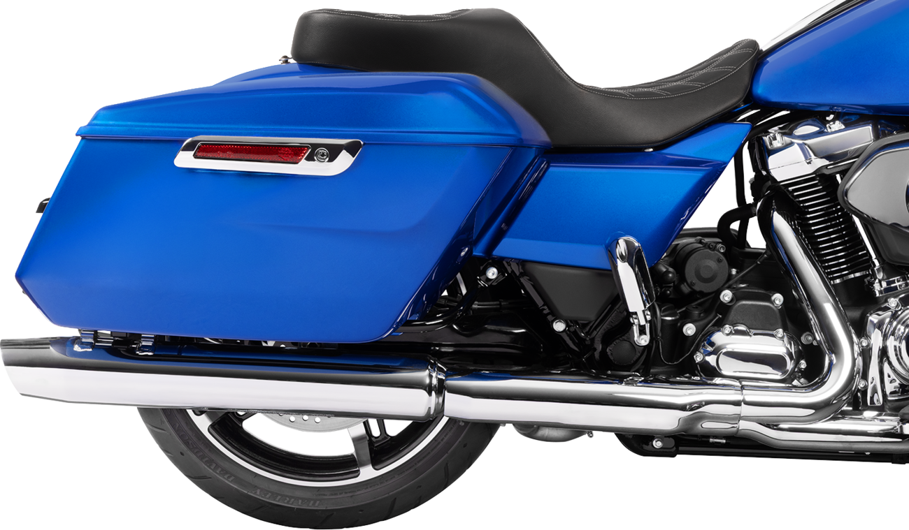 Drag Specialties Freedom Forward Silver Diamond Seat for 2023-25 Harley Touring