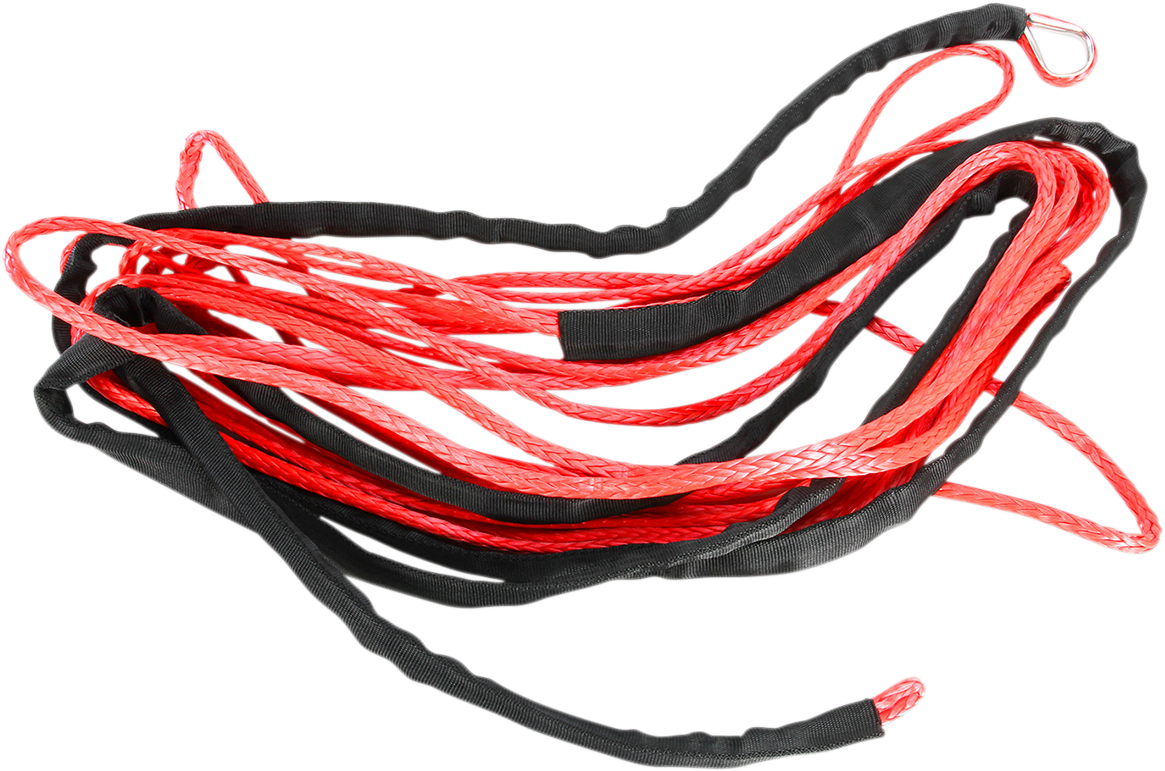 Moose Utility Red 1/4" x 50' Synthetic Universal ATV Winch Rope Cable