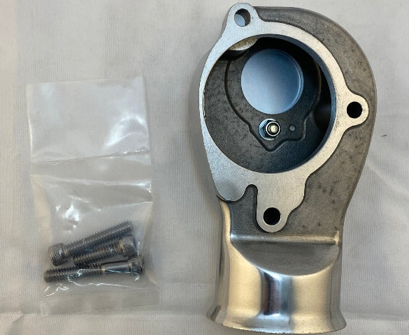 Vtwin Shorty Carburetor Air Intake Snoot for Custom Harley Davidson Application