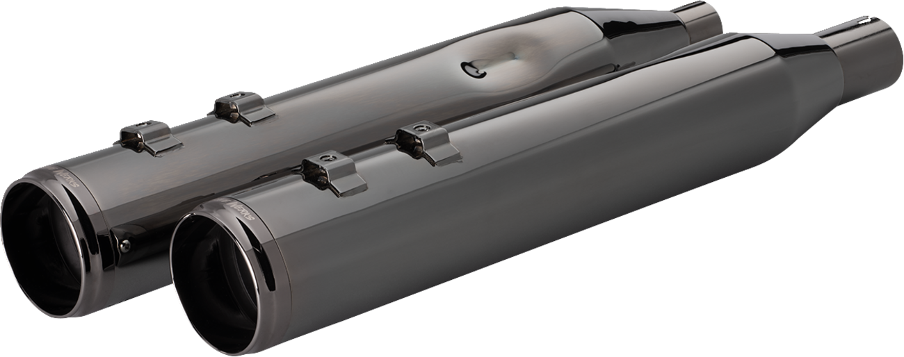 Khrome Werks 4.5" HP Plus Black Slip On Mufflers fits 2017-2025 Harley Touring