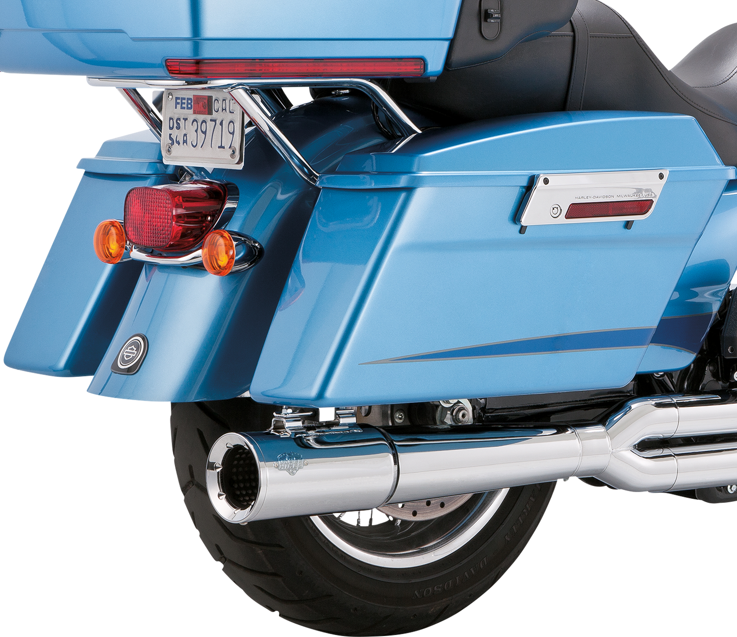 Vance & Hines Chrome 2-Into-1 Pro Pipe Exhaust System 2010-2016 Harley Touring