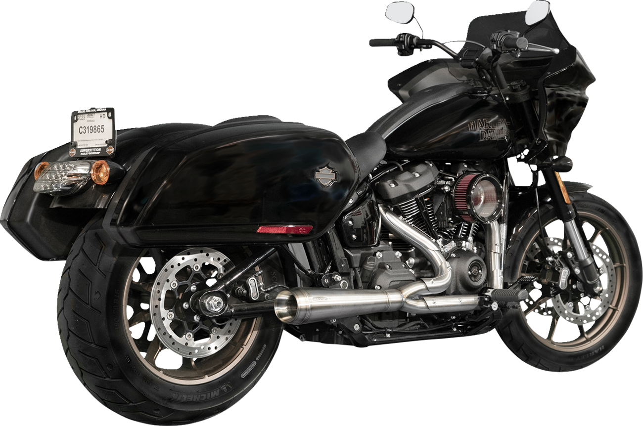 Trask Assault 2-1 Exhaust System fits 2018-2024 Harley Softail FLHC FLSB FXLRST