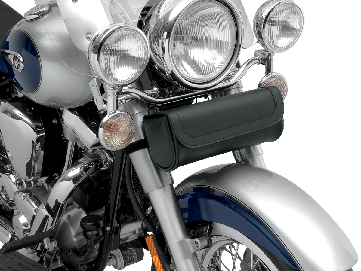 Saddlemen Black Highwayman Front Fork Motorcycle Tool Bag Pouch fits Harley