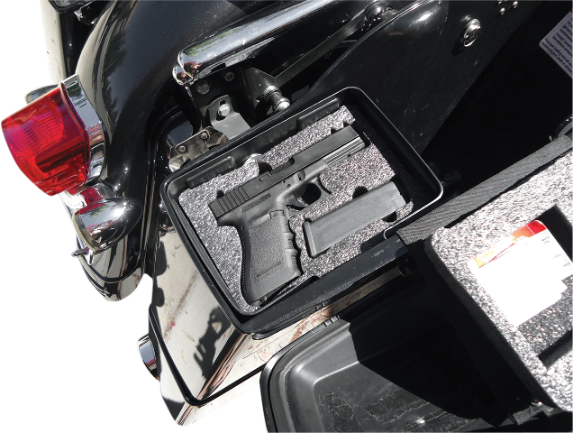 Hardbagger Saddlebag Tray & Foam Gun Insert fits 04-13 Harley Davidson Touring