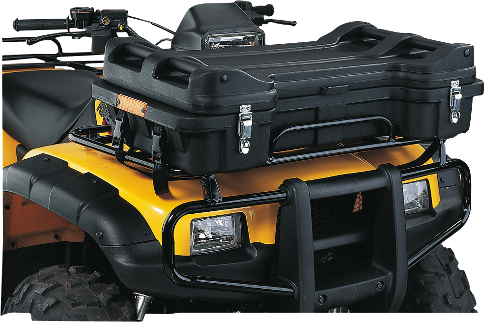 Moose Black Prospector Front ATV Lockable Latch Cargo Luggage Rack Storage Box