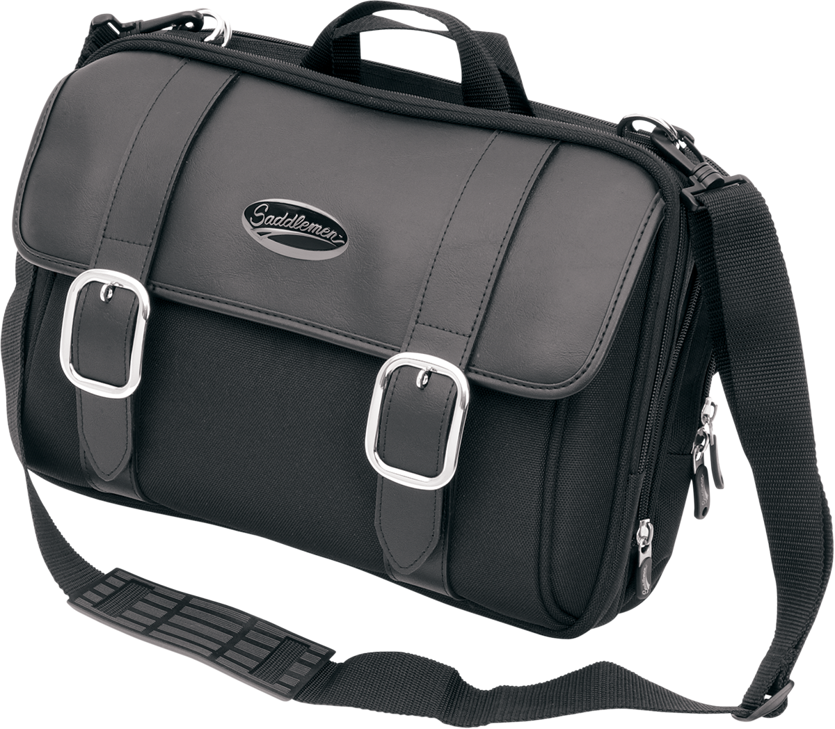Saddlemen S2300DE Deluxe Sissy Bar Motorcycle Touring Bag Harley Davidson FXR XL