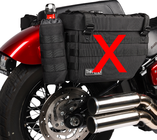 Thrashin Bottle Holster Motorcycle Storage Pouch for Harley Davidson TSB-00-13