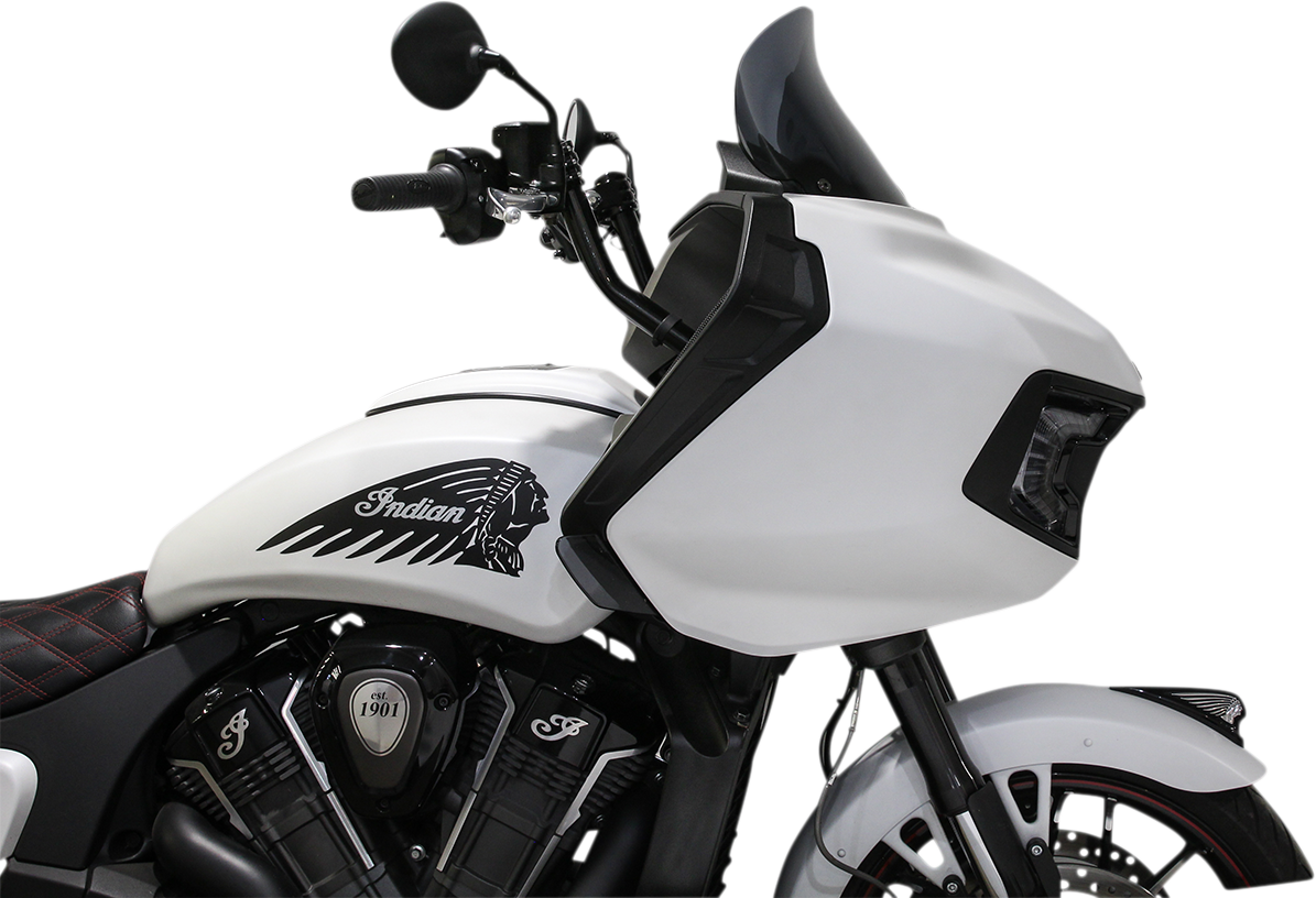 Klock Werks Flare 11" Dark Smoke Fairing Windshield 2020-21 Indian Challenger