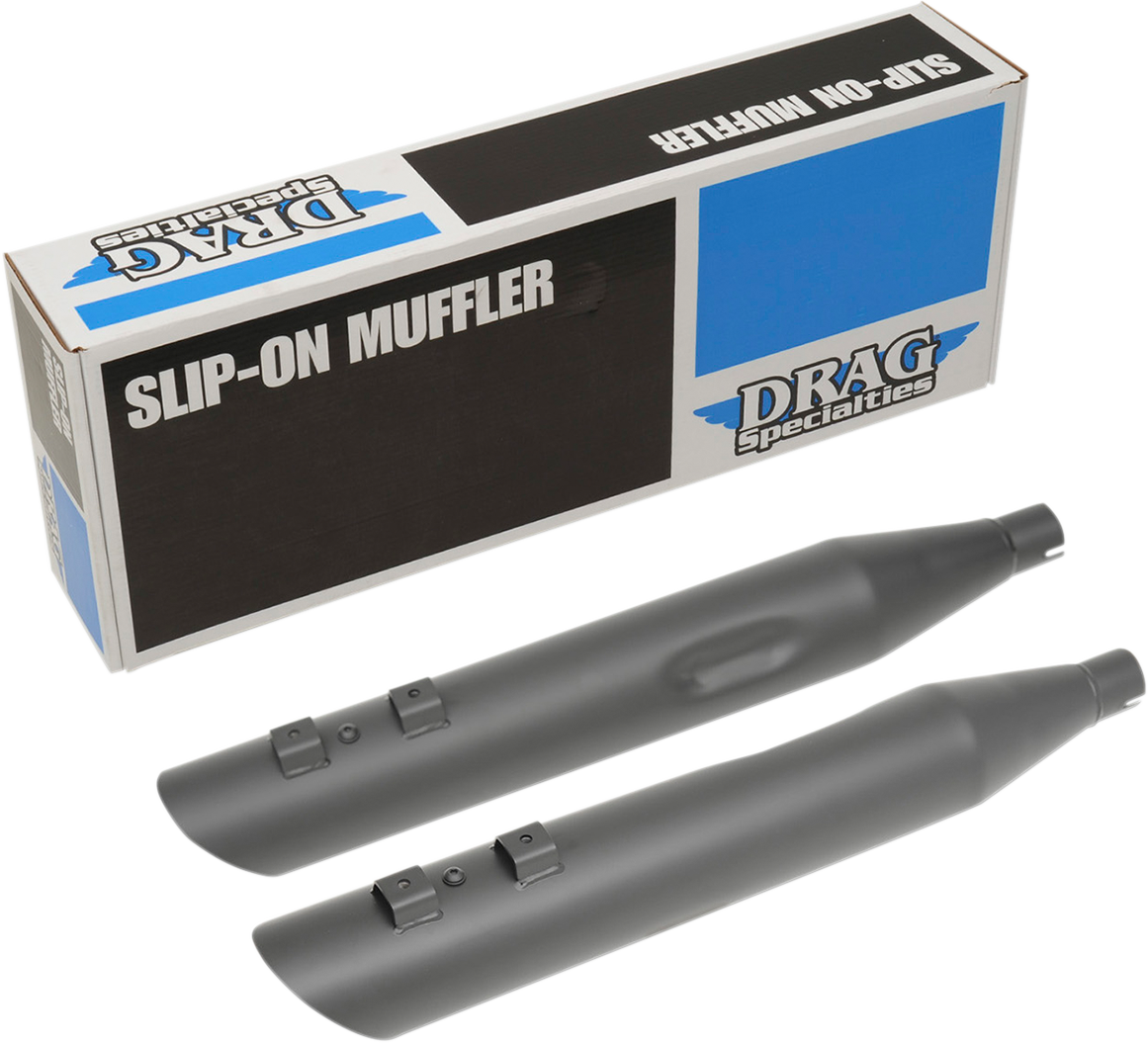 Drag Specialties 4" Slashdown Exhaust Slipon Mufflers 1995-2016 Harley Touring