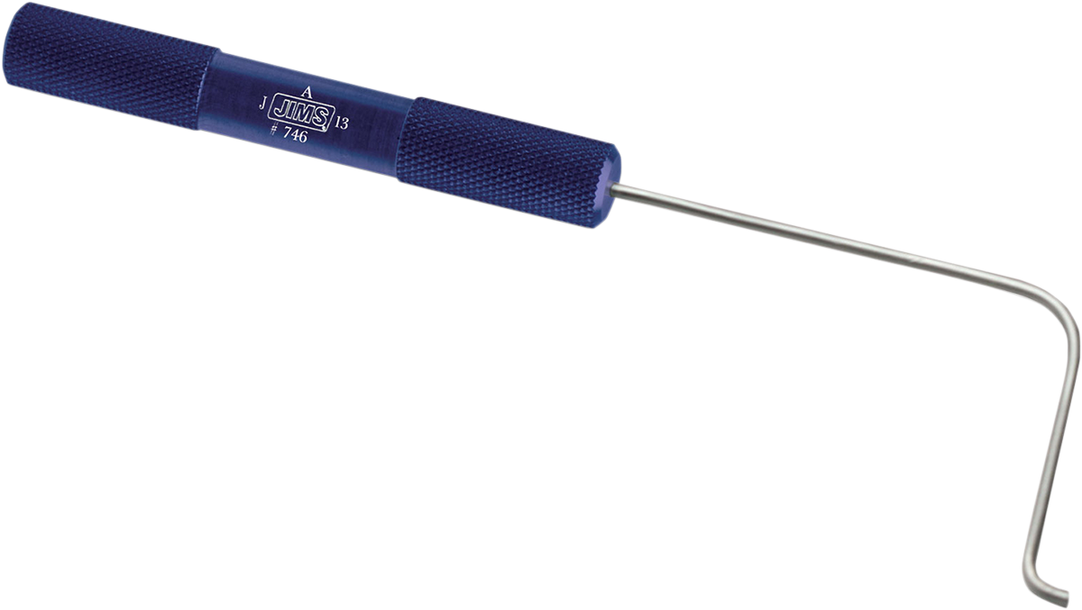 Jims Blue Sliver Twin Cam EVO Motorcycle Tappet Adjustment Gauge Tool Harley