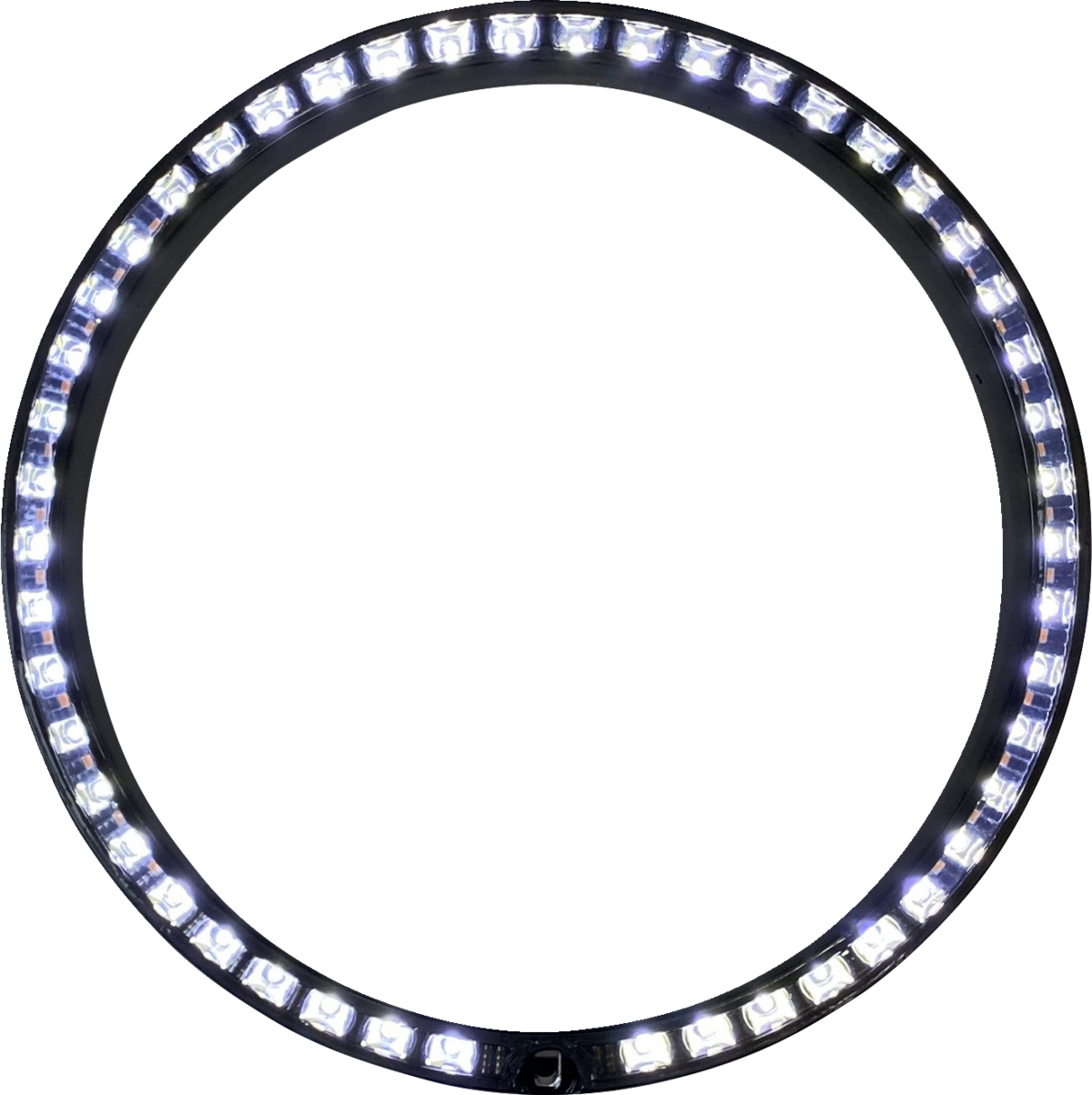 Custom Dynamics Black LED Sequential Headlight Trim 1999-05 Harley Touring FLHT