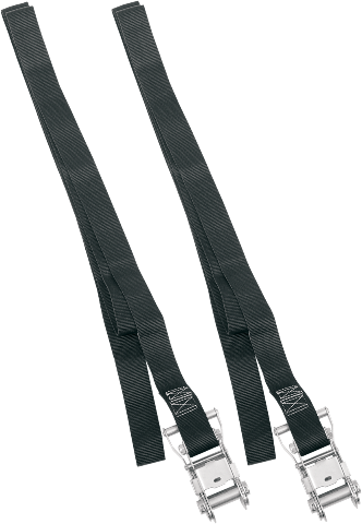 Powertye MFG 8" Black Endless Motorcycle Tie Down Straps for Harley Davidson