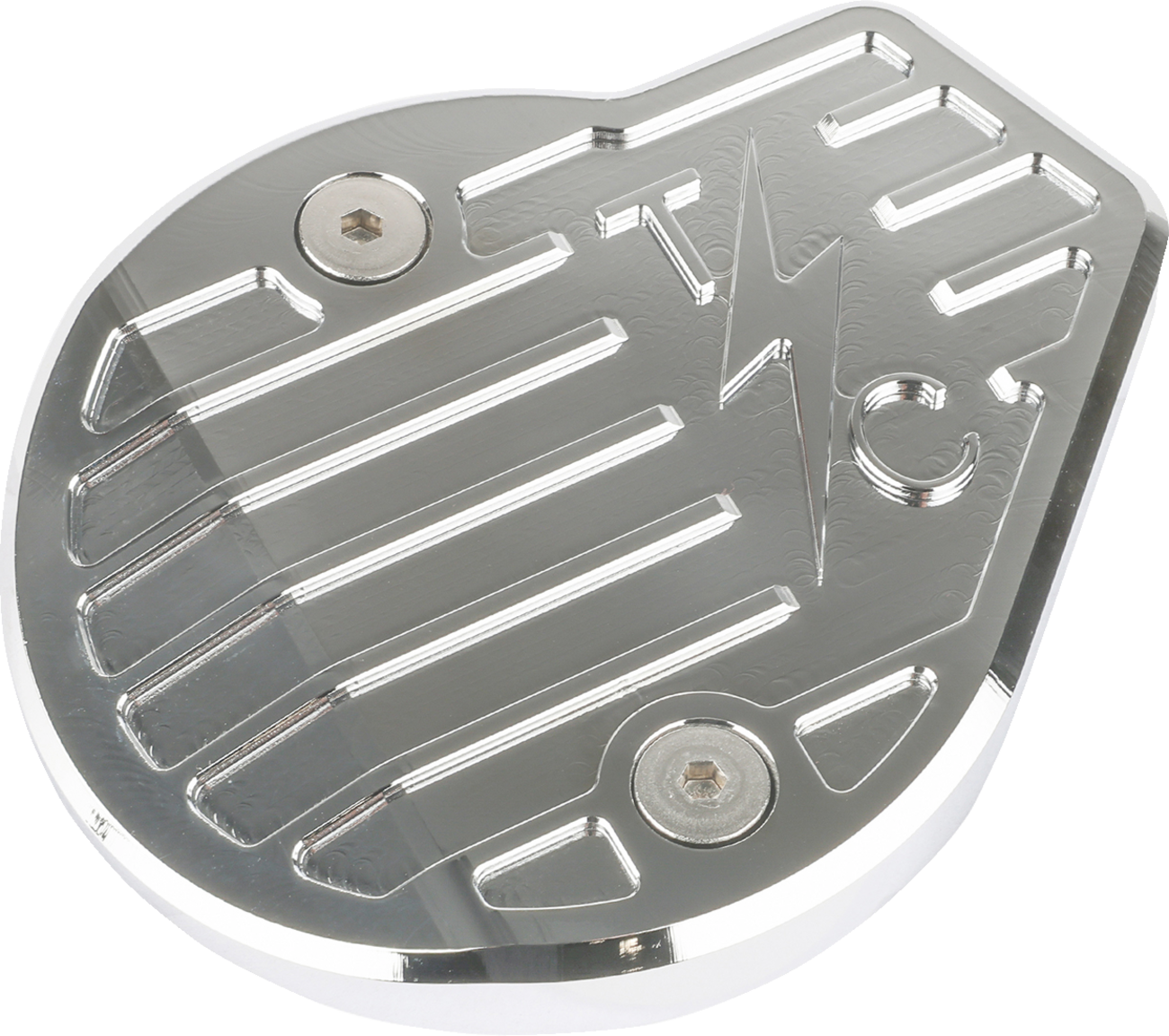 Thrashin Supply Finned Chrome Cam Cover for 2023-2024 Harley Touring TSC-3029-3