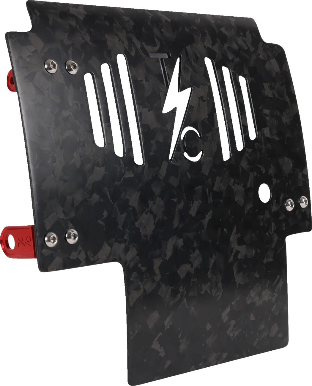 Thrashin Carbon Fiber Forged Red Skid Plate fits 2023-2025 Harley Touring FLTR