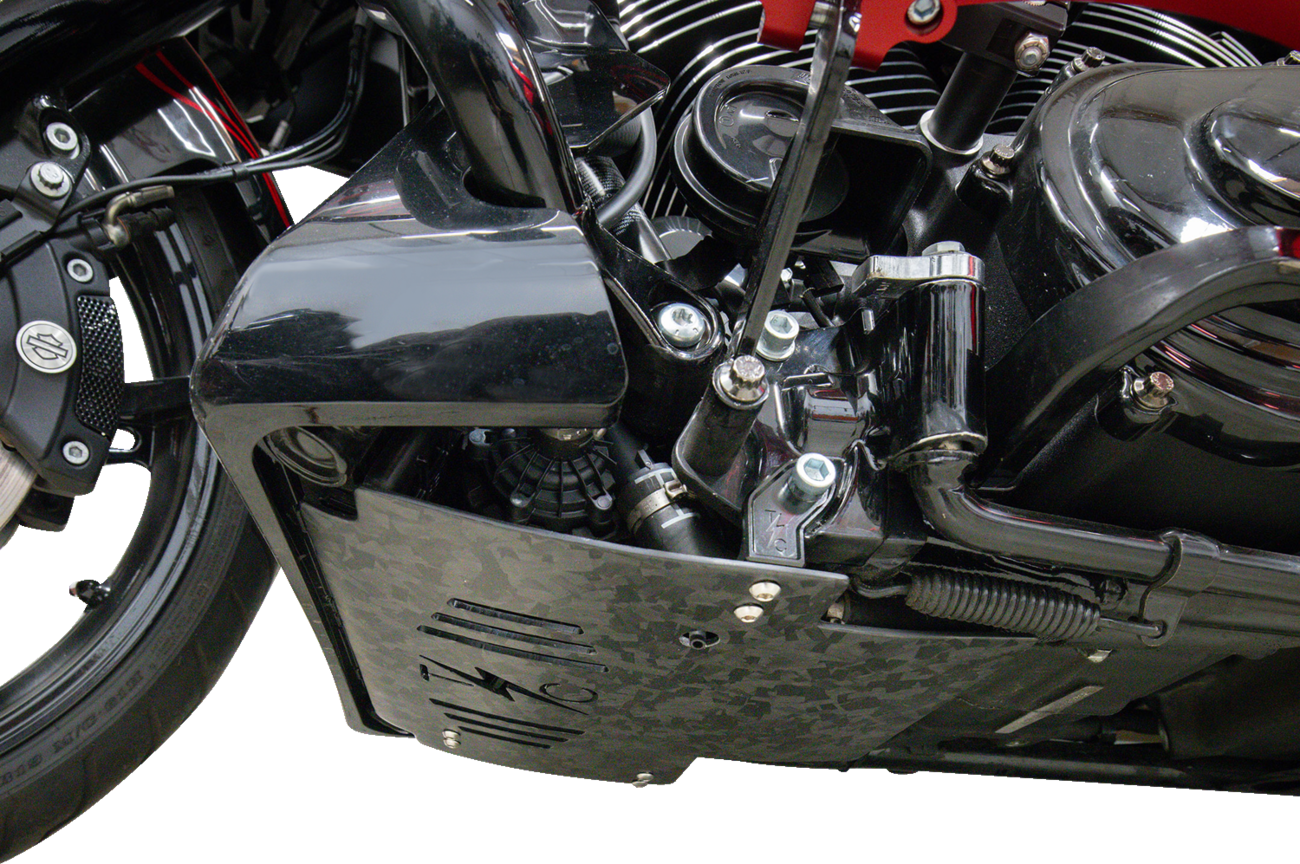 Thrashin Carbon Fiber Forged Skid Plate for 2023-2025 Harley Street Road Glide