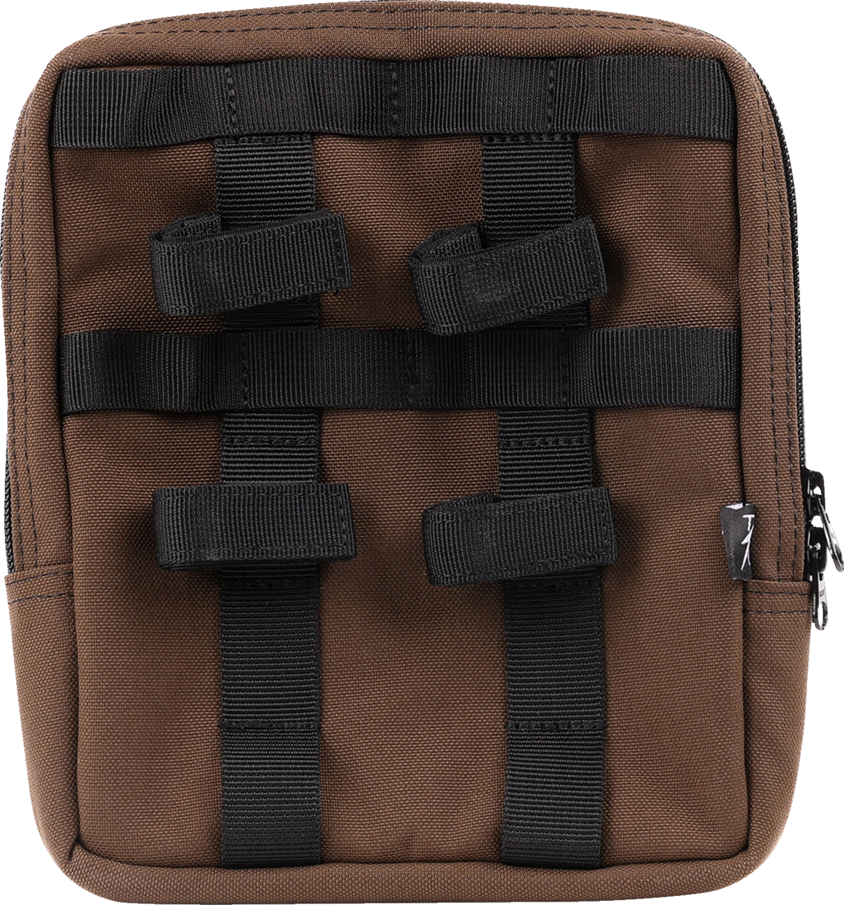 Thrashin Supply Brown Motorcycle Handlebar Storage Bag Slim for Harley THB-0032