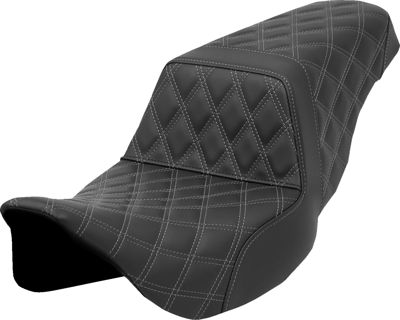 Saddlemen Step Up Gray Full Lattice Gelcore Seat fits 2008-2024 Harley Touring