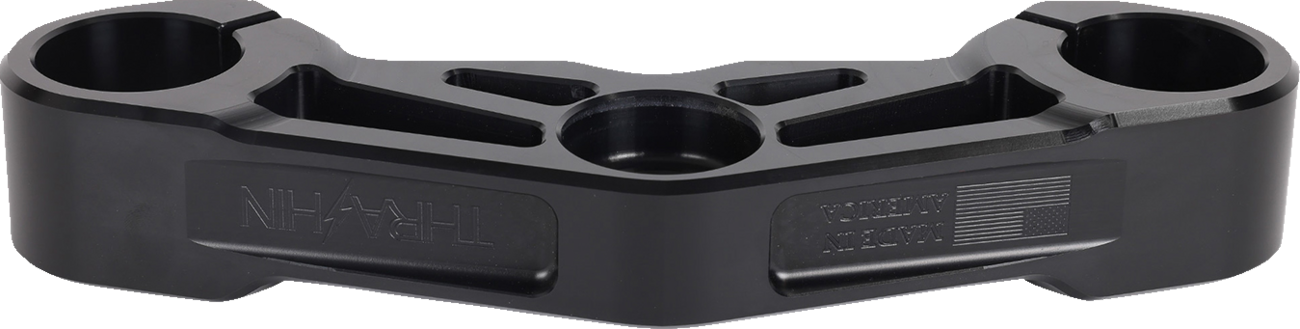Thrashin Supply Black Bottom Triple Tree for 2024 Harley Road Glide FLTRX