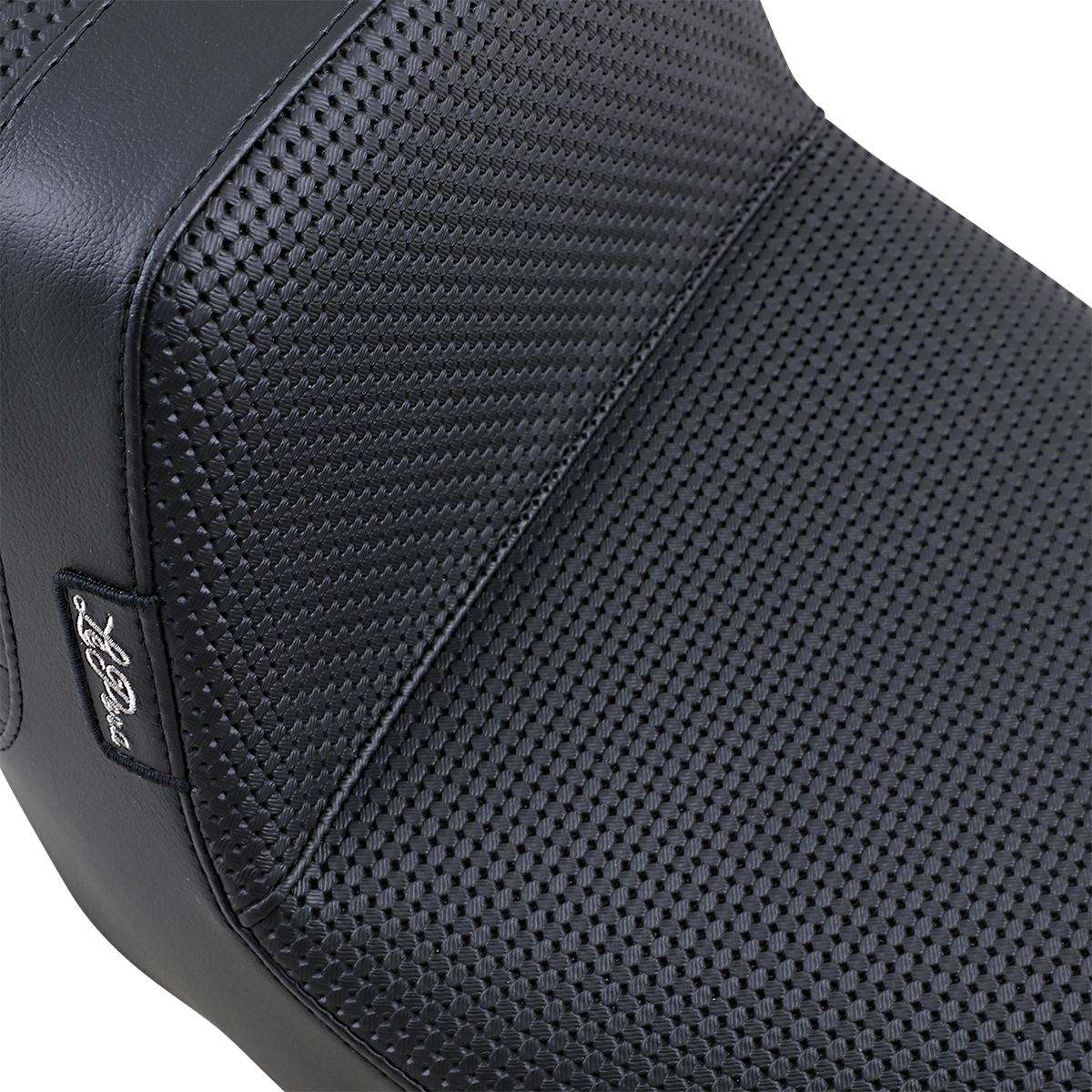 Le Pera Tailwhip Basketweave Seat for 2008-2024 Harley Davidson Touring LK-587BW