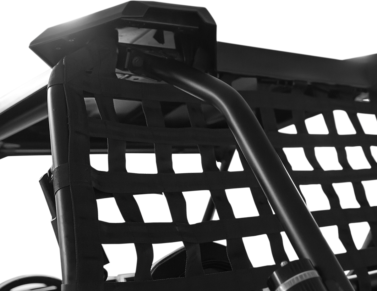 Kimpex Black Polyester UTV Side by Side Rear Net 2011-21 Polaris RZR 570 EPS 570