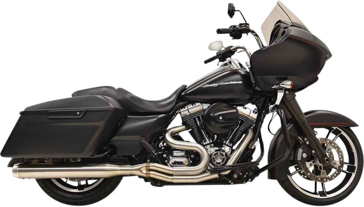 Bassani Polished Road Rage III Exhaust System for 95-16 Harley Touring FLHTC