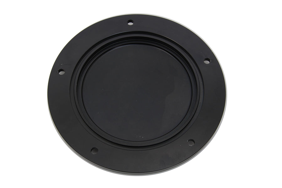 V-Twin Black Contrast 5-Hole Motorcycle Derby Cover 1999-2018 Dyna Softail FLT