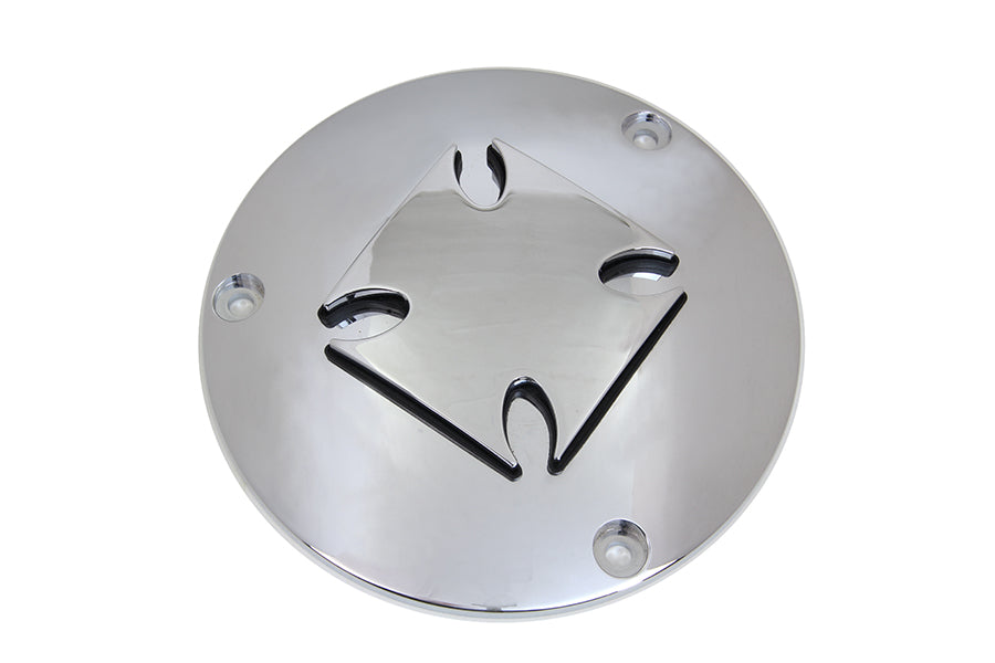 VTwin Iron Cross 3 Hole Motorcycle Derby Cover 1970-1998 Harley Touring Softtail