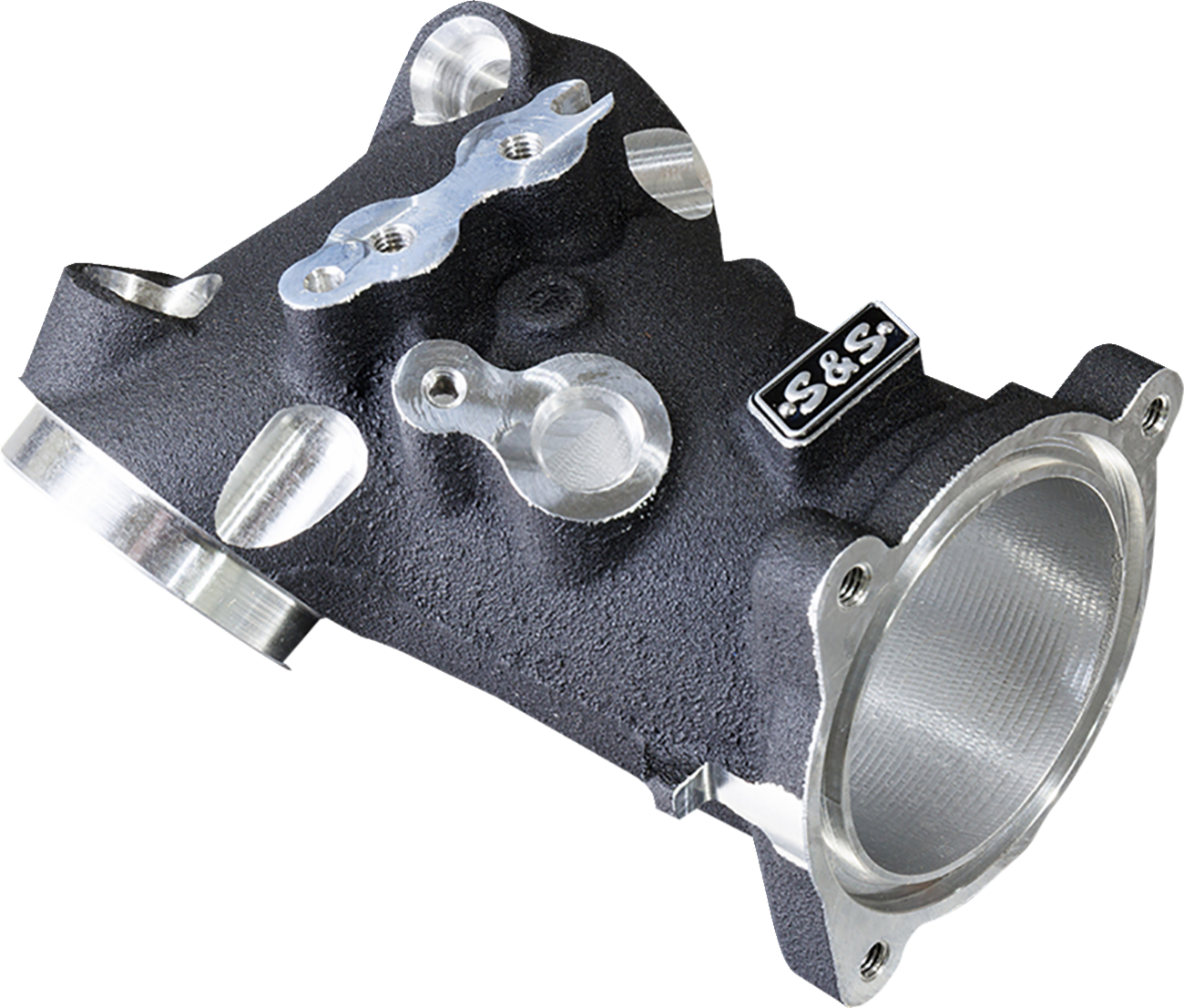 S&S Performance Black 55mm CNC Ported Manifold for 2017-2023 Harley Davidson M8