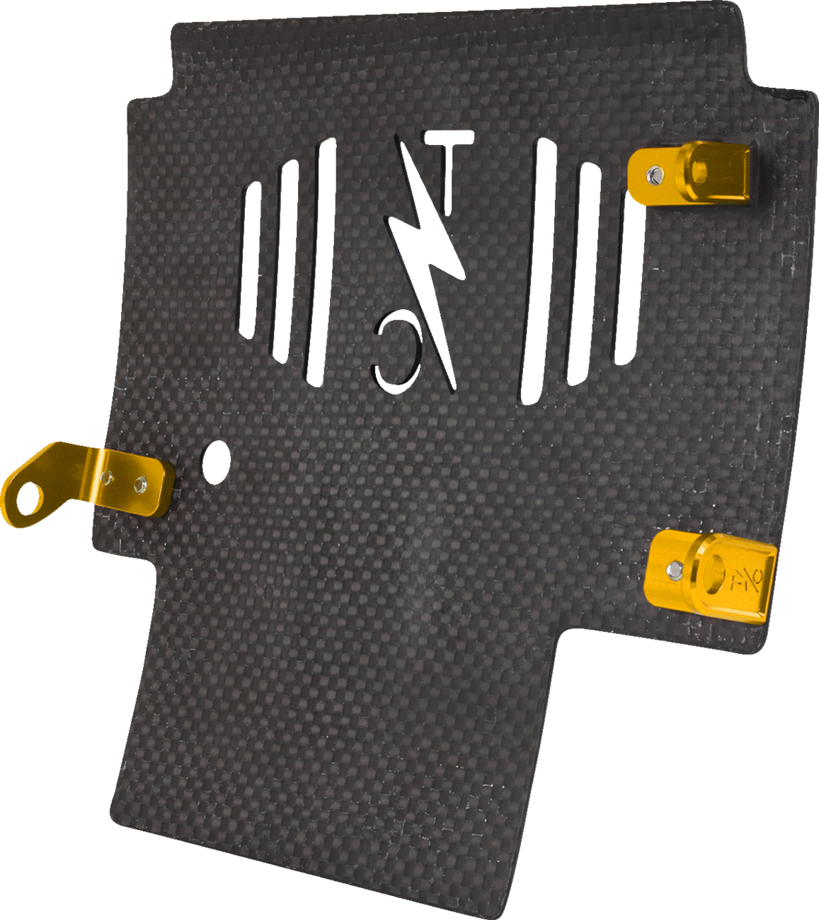 Thrashin Carbon Fiber Forged Gold Skid Plate fits 2023-2025 Harley Touring FLHX