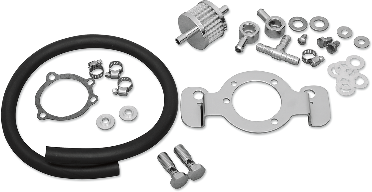 Drag Specialties Crankcase Breather Kit 2007-2022 Harley Sportster Roadster XLN