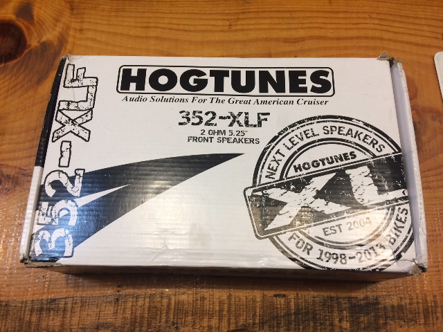 Hogtunes Xl Series 2 Ohm Front Fairing Speakers 1998-2013 Harley Touring Models